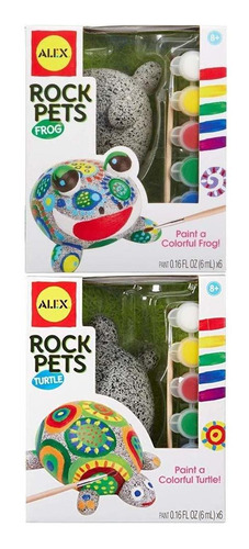 Alex Craft Rock Pets Frog Kids Art And Actividad Turtle