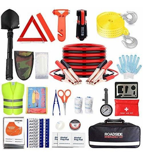 Kit De Emergencia Para Coche Con Cable De Puente, Kit D...