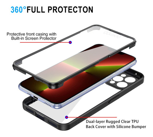 Para Iphone14 Pro Max Funda Protectora, Funda Todo Incluido