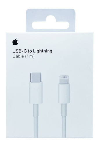 Cable iPhone Usb-c A Lightning 1mt Blanco