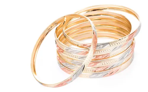 comprar Pulsera Semanario Para Mujer 6mm En Chapa De Oro 18k