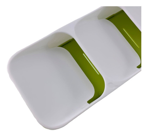 Imagem 7 de 10 de Organizador De Gaveta Porta Talher Multiuso Compacto Prático
