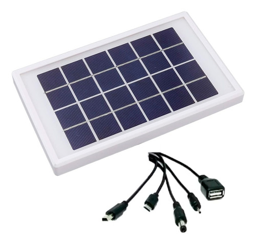 Cargador Solar Portatil Panel Solar 3.5w Puertos Usb