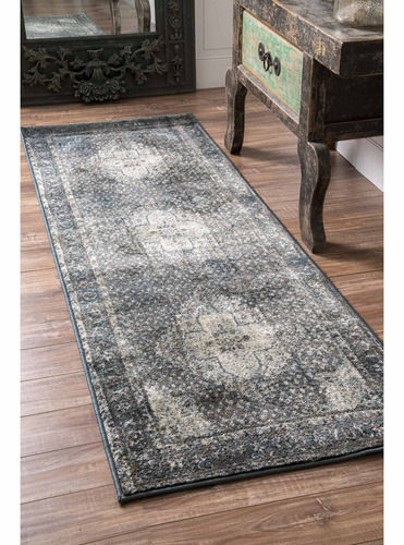 Kellum Alfombra Vintage Area 2' 6  X 10' Pizarra