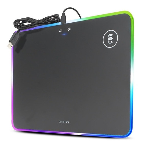 Imagen 2 de 2 de Mouse Pad Philips SPL7504 350mm x 250mm negro