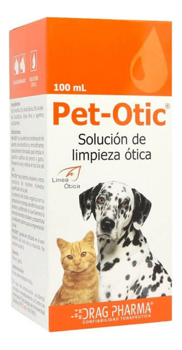 Pet-otic Solución Ótica Para Perros Y Gatos 100 Ml