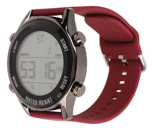 Reloj Digital Cronógrafo Wr50m Resistente Al Agua, Luminoso,