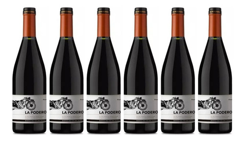 Vino La Poderosa Pinot Noir X750cc Caja X6