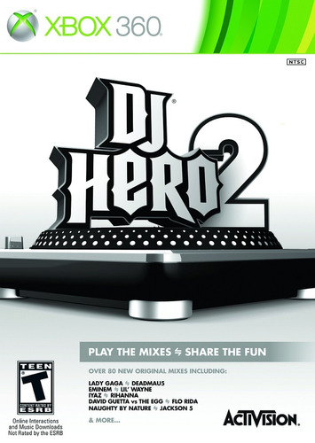 Xbox 360 - Dj Hero 2  - Juego Físico Original U