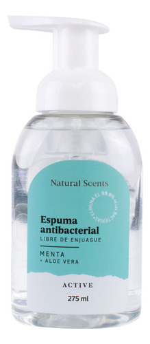 Espuma Antibacterial Menta 275ml Natural Scents