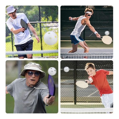 Bolas De Pickleball Al Aire Libre, Paquete De 6 Bolas De