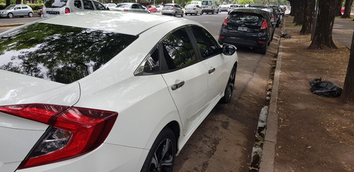 Honda Civic Ex-l 2018 Caja Automatica Color Blanco