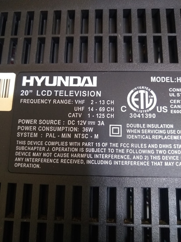 Televisor De 20 Pulgadas - Dañado (Usado)