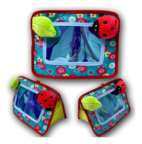 A Baby Floor Mirror Toy And Throw Toy