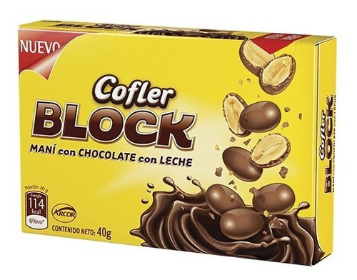 Cajita Mani Con Chocolate Cofler Block X 5 U - Lollipop