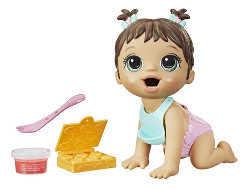 MuΓ±eca Hasbro Baby Alive Hora De Comer Cabello CastaΓ±o 3+