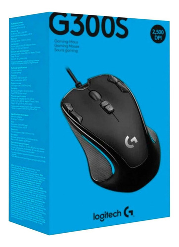 Mouse Gamer Logitech G300s Optical Usb Black Color Negro