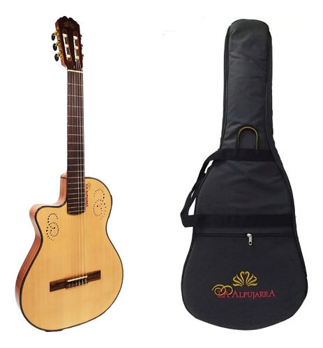 Guitarra Clasica Para Zurdo Alpujarra 300kecz Funda Original