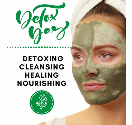 Hebepe Mscara Facial De Arcilla De Desintoxicacin Matcha De