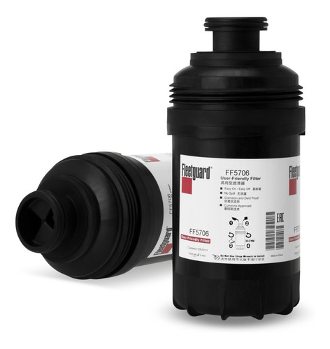 Fleetguard Ff5706 Filtro Combustible Para Cummins Isf 3.8