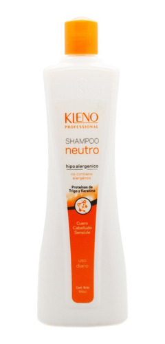 Kleno Shampoo Neutro Hipoalergénico Sensible Keratina 950ml