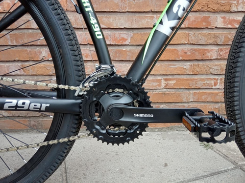 Bicicleta Kawasaki Mtb Rodado 29 Con Frenos Hidraulicos 21v