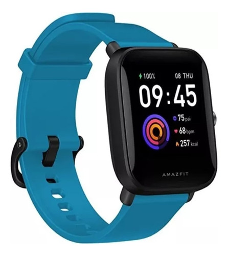 Malla 20mm Silicona Suave Para Smartwatch Con Hebilla Ancho 20 Mm Color Azul