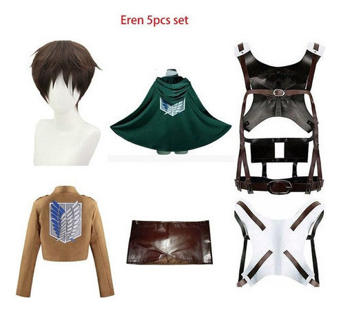 Shingeki Anime Attack On Titan Sin Cosplay Kyojin