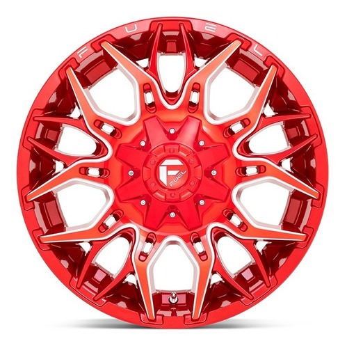 Roda Fuel Twitch 20x09 6x135/139 +1mm Candy Red