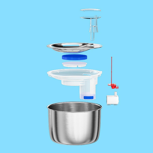 Fuente De Agua Para Gatos Filtración Automática
