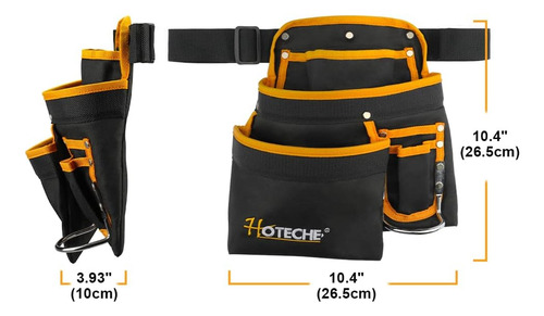 Hoteche Tool Pouch Belt 6 Bolsas De Bolsillo Con Bucle De Y
