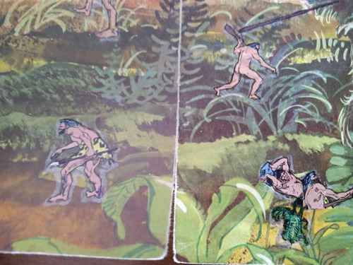 Antiguos Kalkitos Año 1980 Vintage Los Hombres Prehistoricos (Usado)