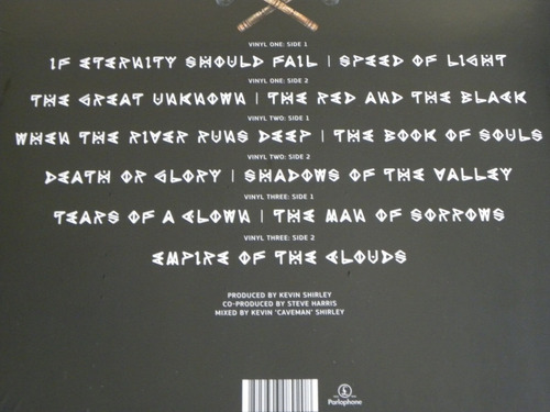 Imagem 3 de 6 de Iron Maiden The Book Of Souls 3 Lp Vinil 12x Sem Juros
