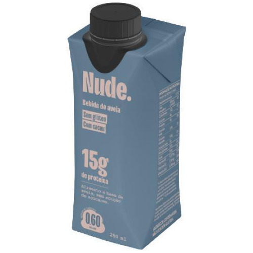 Bebida Vegetal Proteica De Aveia Cacau Nude 250ml - Nude