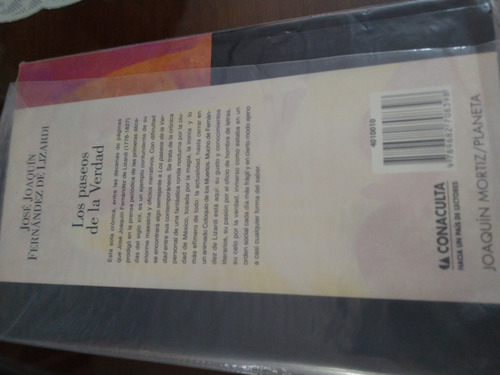 Libro Los Paseos De La Verdad/josé Joaquín Fernández Lizardi