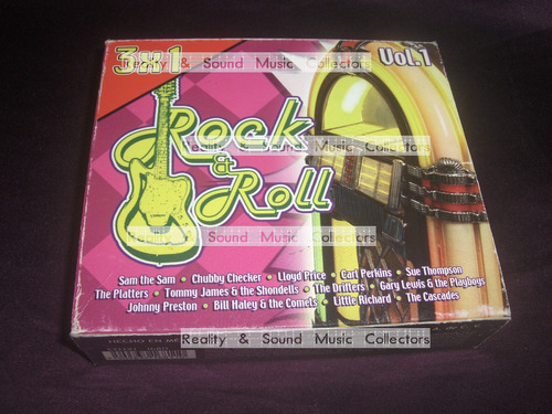 Rock & Roll Vol1 3 Cds Little Richard Turtles Platters Haley