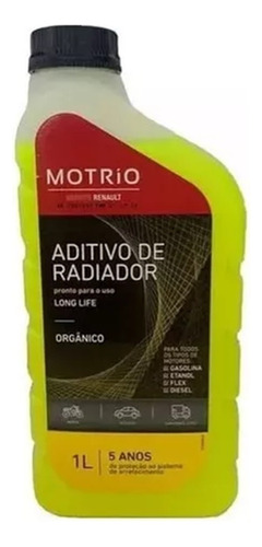 Kit 3 Aditivos Radiador Renault Motrio - Amarelo