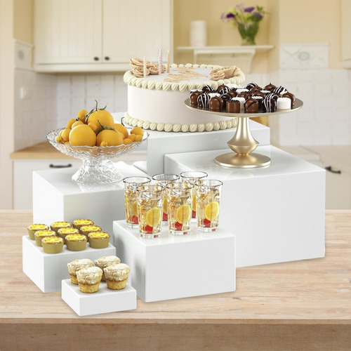 5 Peças Buffet Riser, Expositor De Mesa