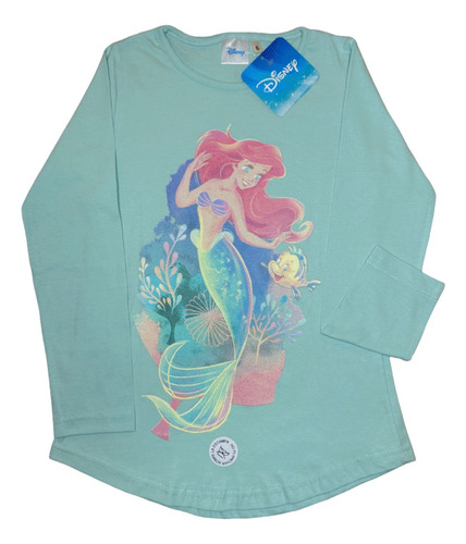 Remera Sirenita - Disney Licencia Oficial