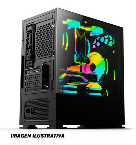 Gabinete Gamer Yeyian Haizen 2500 Micro Atx Argb Sin Fuente