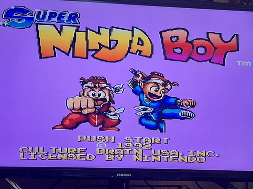 Cartucho Super Ninja Boy Super Nintendo Snes Original (Usado)