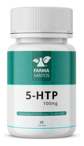 Suplemento de 5 Htp, 100 mg, 30 cápsulas, sabor Grifonia Simplicifolia, sin sabor