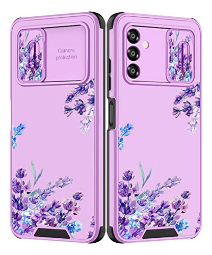 Funda Para Galaxy A13 5g Lavender 6.5puLG Plastico