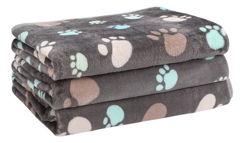 Cobertor Para Cães Doonly Soft Warm Flannel, Pacote Com 3 Un