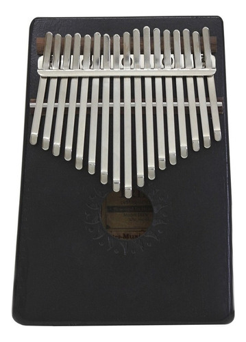 Calimba Mbira Portátil De Bolsillo De 17 Notas, Negro