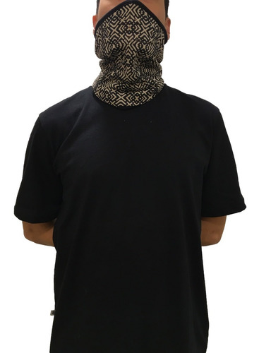 Team Gear Cover Face Training Termico Gris-negro Ras