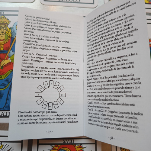 Combo Tarot Marsella Egipto Rider Plastificadas Con Guias