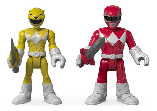 Fisher-price Imaginext Power Rangers Red Ranger Yellow Range