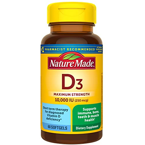 Natural Made Maximum Strength Vitamin D3 10000 Ui Sgn4s