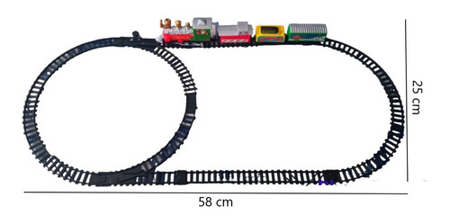 Mini Pista Tren Micro Tren 9 Cm, Exclusivo Escala 1:43